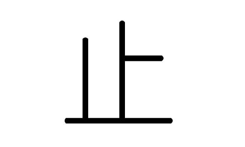 止字的五行属什么,止字有几划,止字的含义
