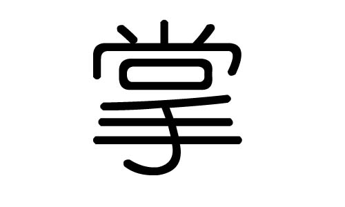 掌字的五行属什么,掌字有几划,掌字的含义