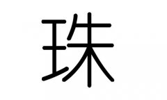 珠字的五行属什么，珠字有几划，珠字的含义