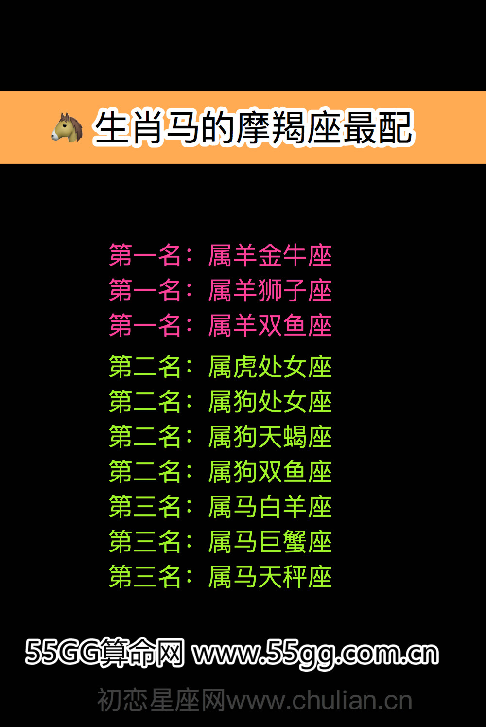摩羯座生肖配对