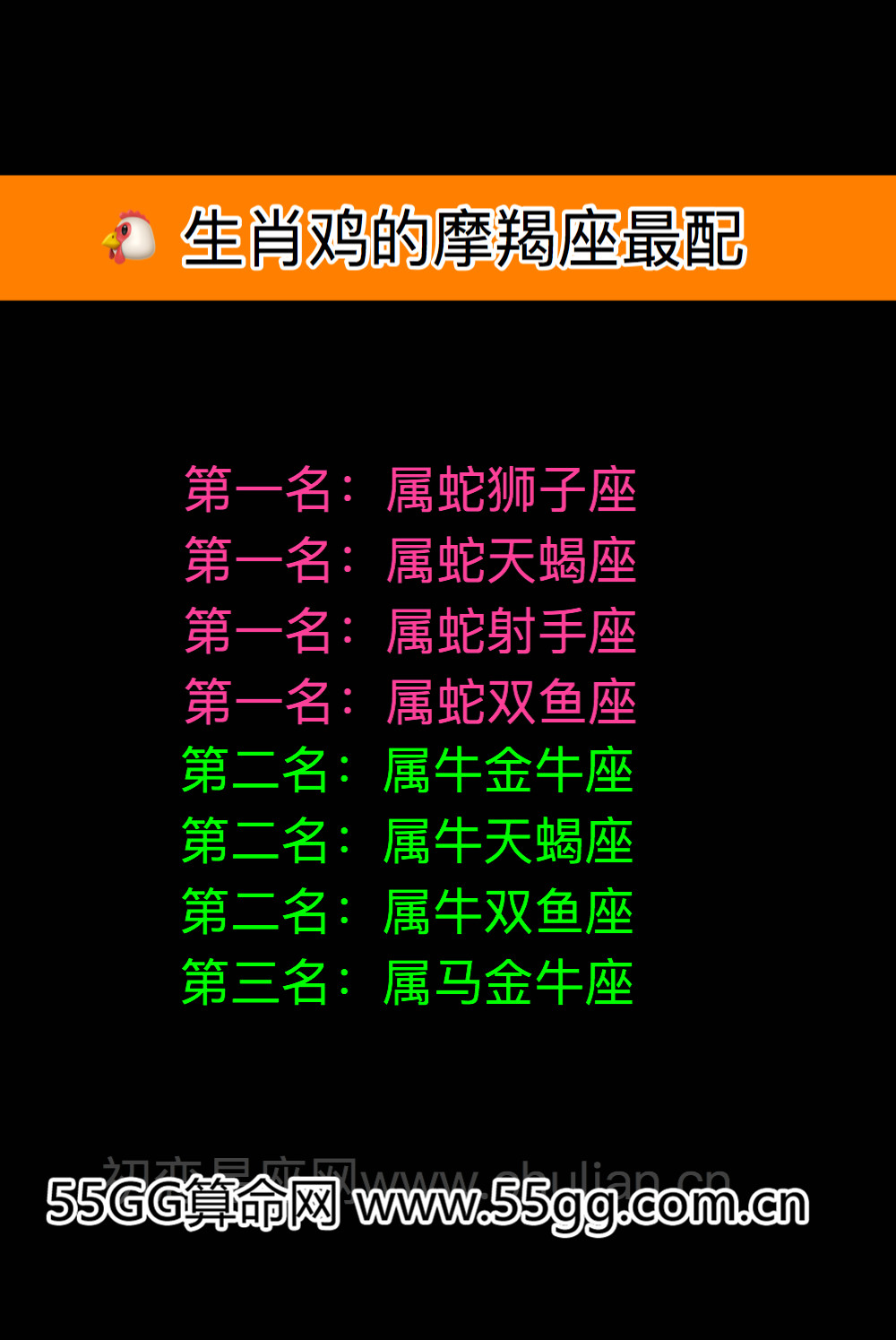 摩羯座生肖配对