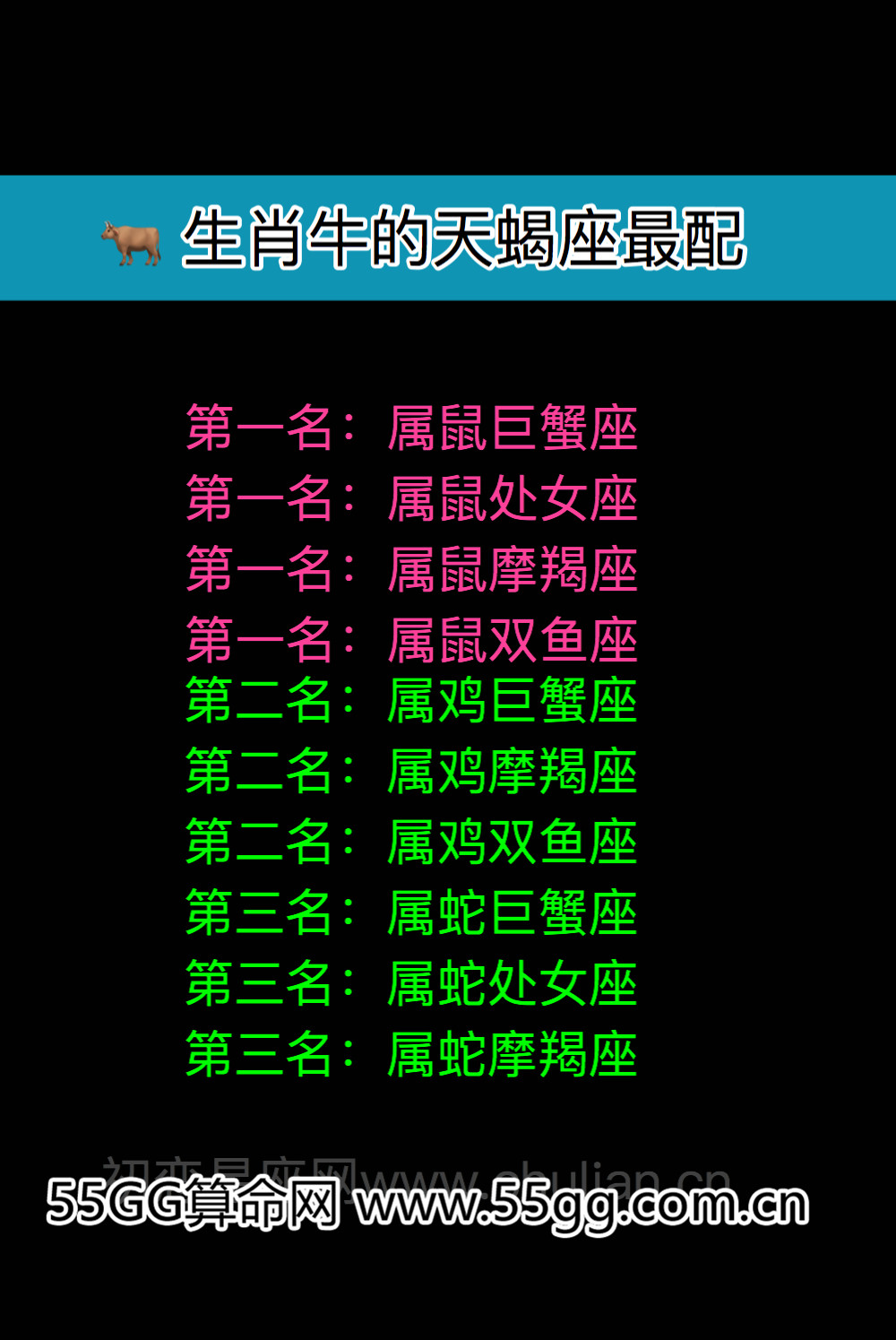 天蝎座生肖配对