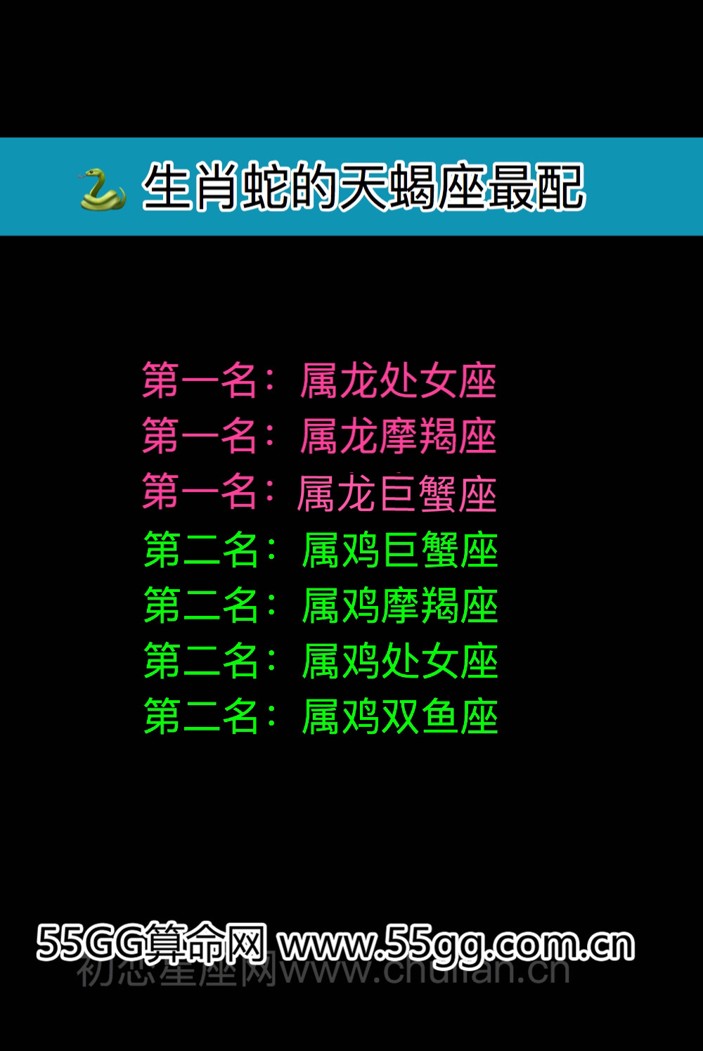 天蝎座生肖配对