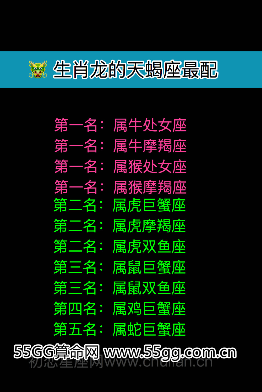 天蝎座生肖配对