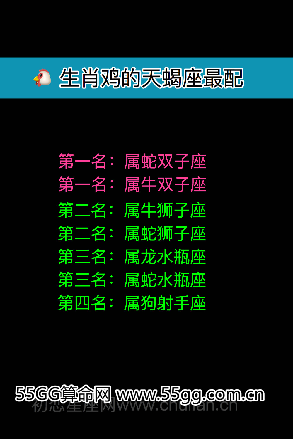天蝎座生肖配对