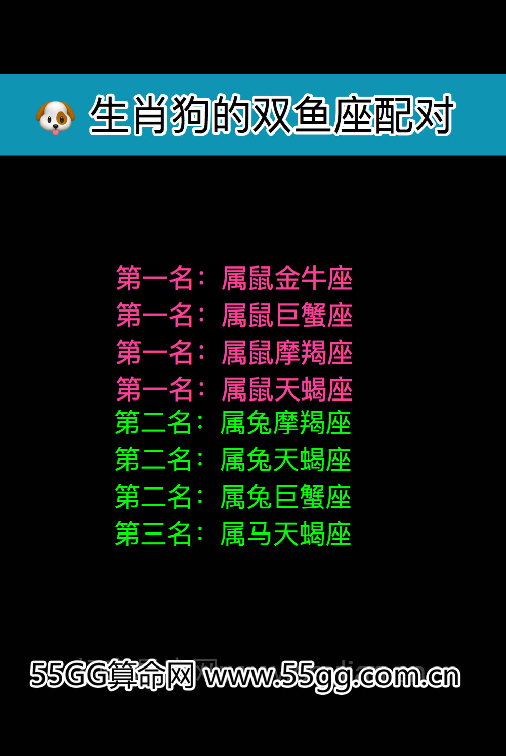 双鱼座生肖配对
