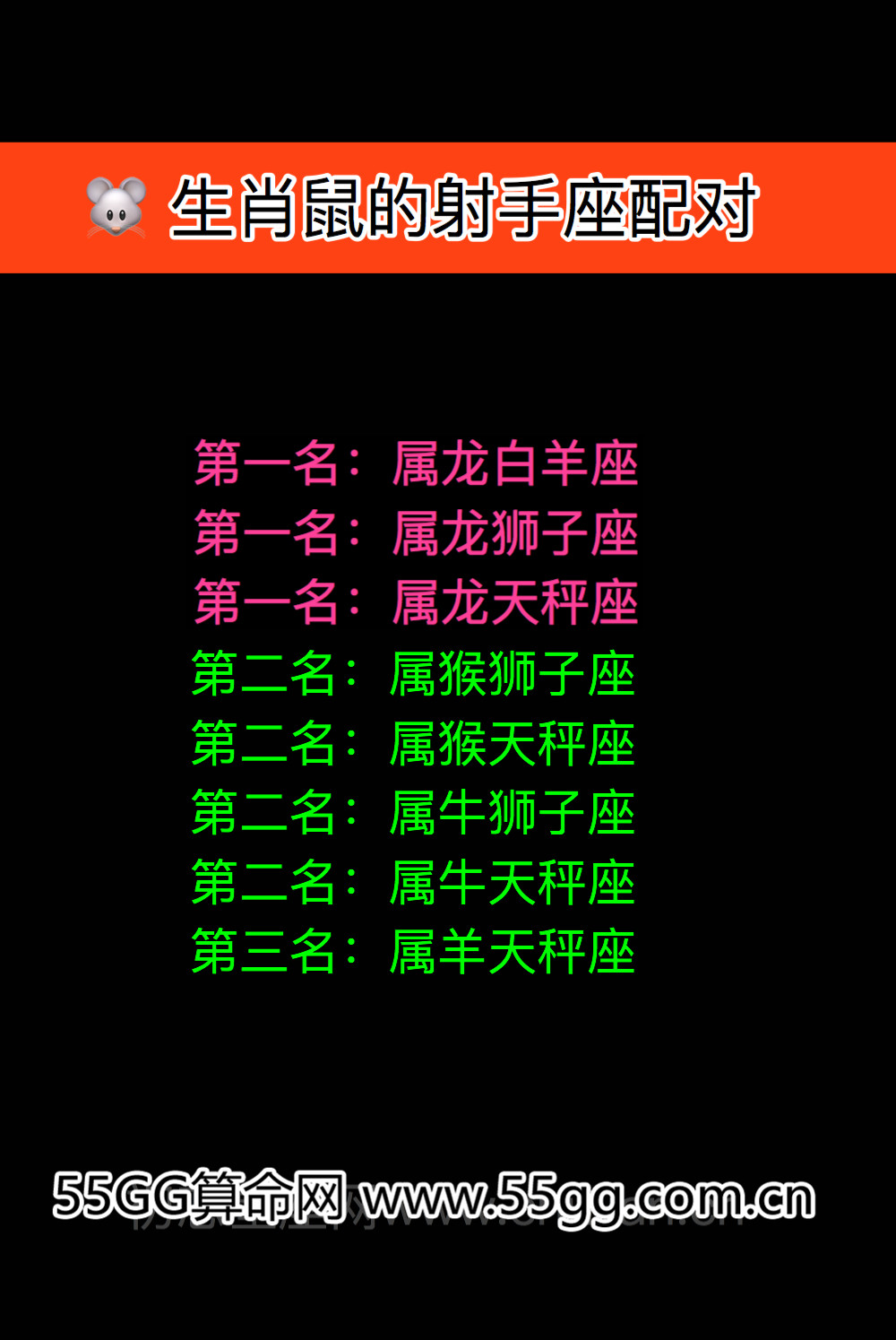射手座生肖配对