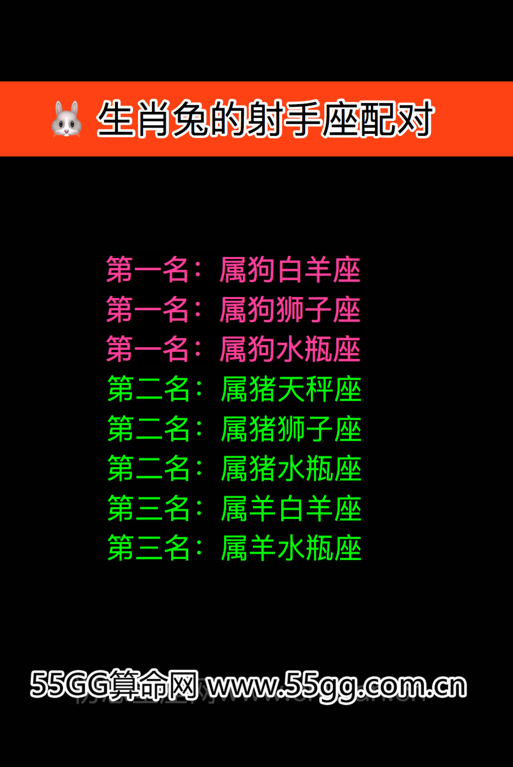 射手座生肖配对