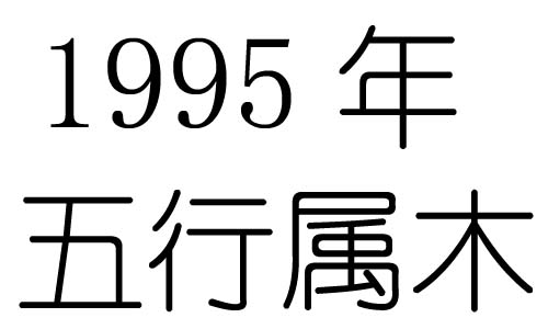 1995年五行属什么?1995年出生是什么命?