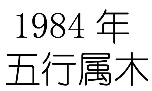1984年五行属什么?1984年出生是什么命?