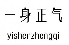 一身正气五行吉凶_一身正气成语故事