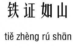 铁证如山五行吉凶_铁证如山成语故事