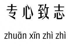 专心致志五行吉凶_专心致志成语故事