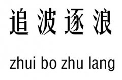 追波逐浪五行吉凶_追波逐浪成语故事