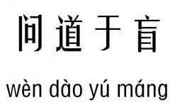 问道于盲五行吉凶_问道于盲成语故事