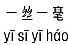 一丝一毫几五行吉凶_一丝一毫成语故事