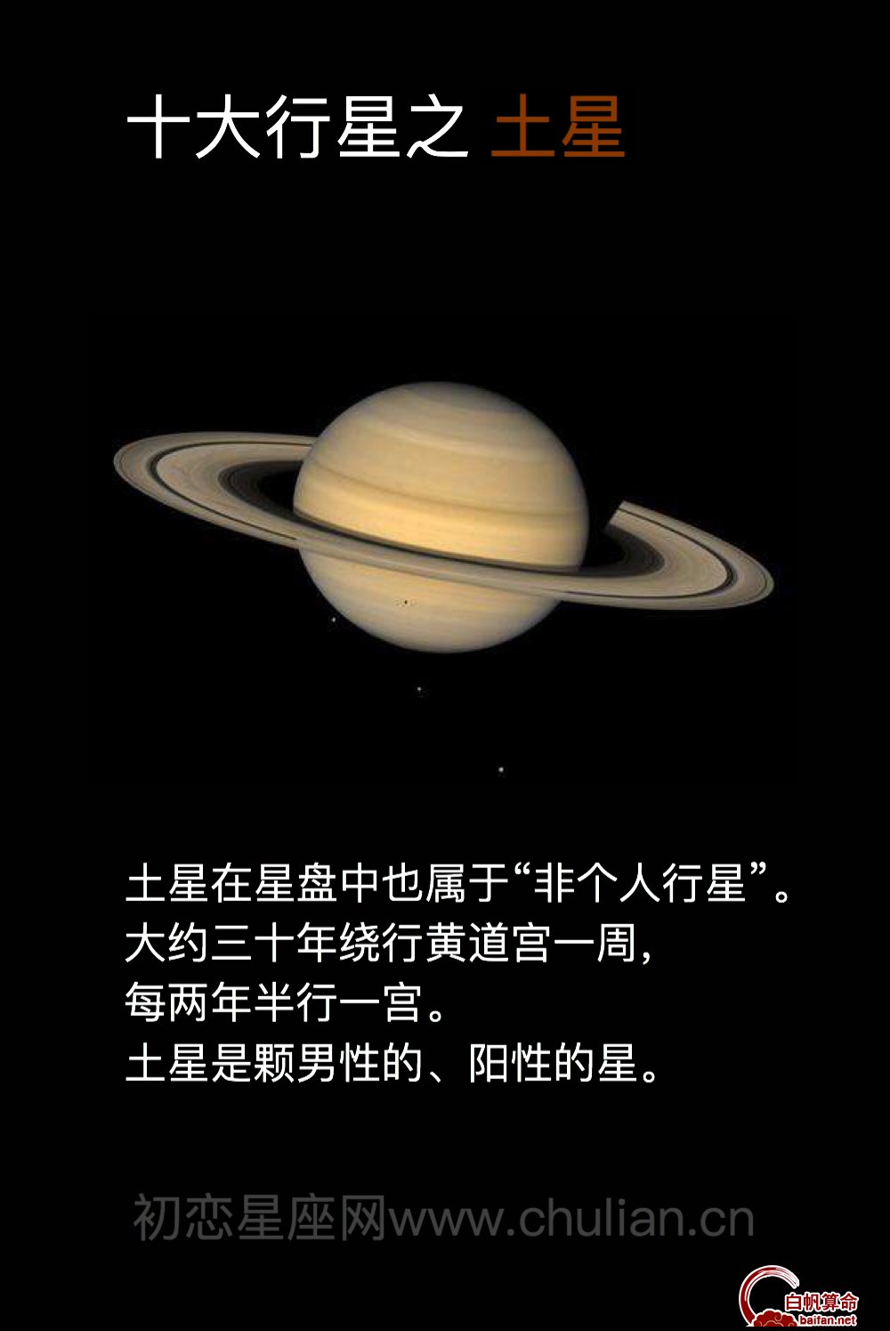 十大行星之土星