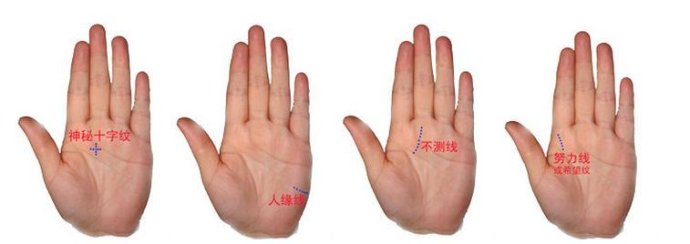 教你看手相测命运图解 教你看手相测命运图解
