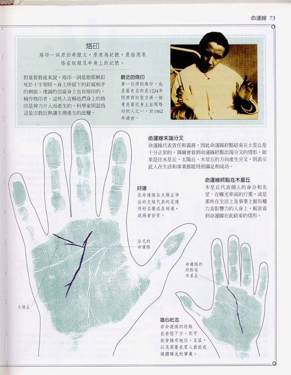 《手相学习百科》:命运线 《手相学习百科》:命运线