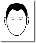 面相图解-发型