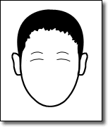 面相图解-发型