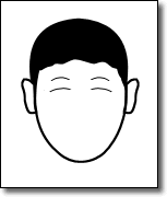 面相图解-发型