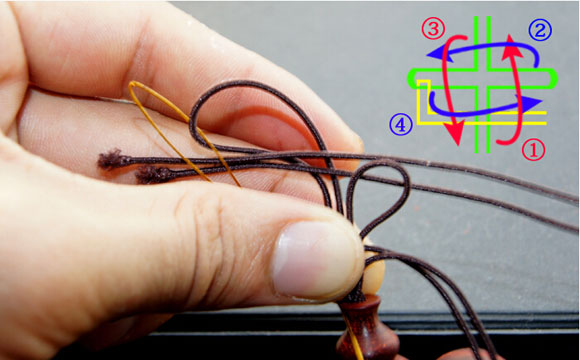 佛珠穿法图解十一