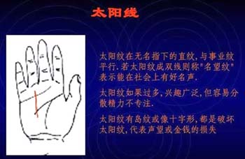 男女通用的简易手相算命图解