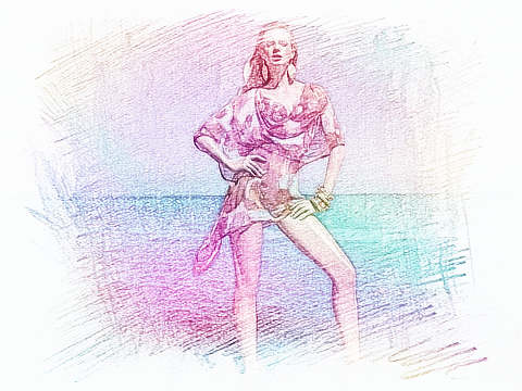 美女