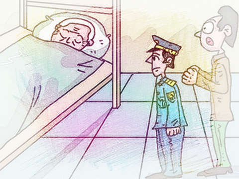 老人过世