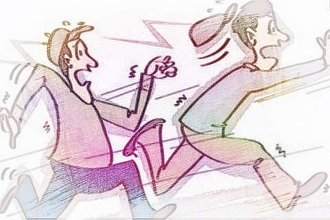 朋友被抓