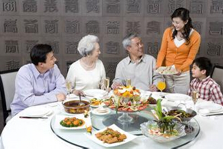  梦见家人聚餐