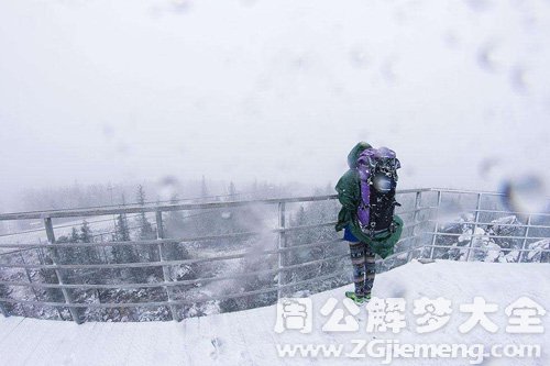梦见下雪下雨