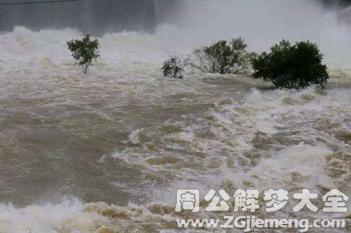 清澈的洪水