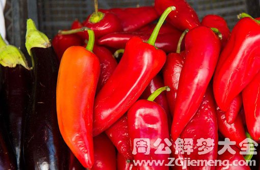 梦见辣椒和茄子