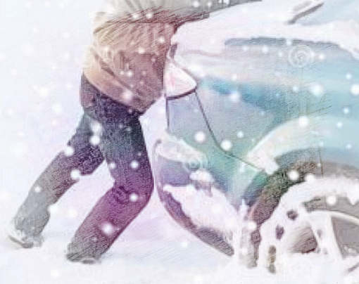  梦见新雪堆积