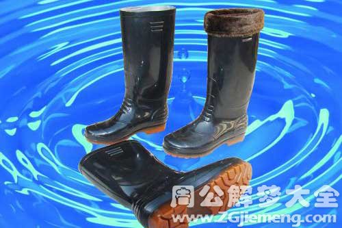 梦见水鞋
