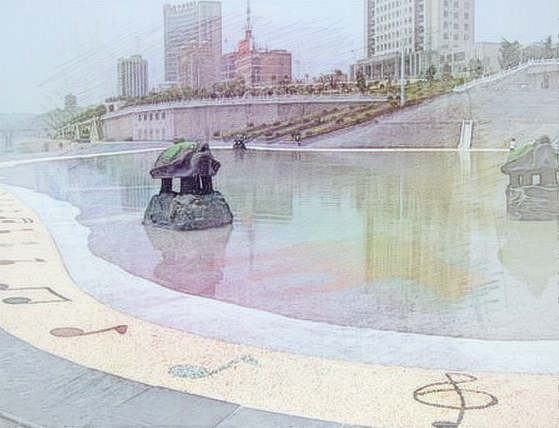 梦见地面有水