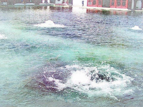 泉水发烫