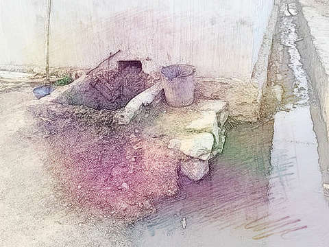 粪池 粪坑