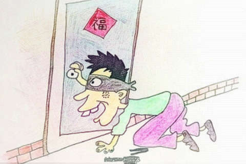 家门被撬