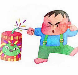 梦见打鞭炮