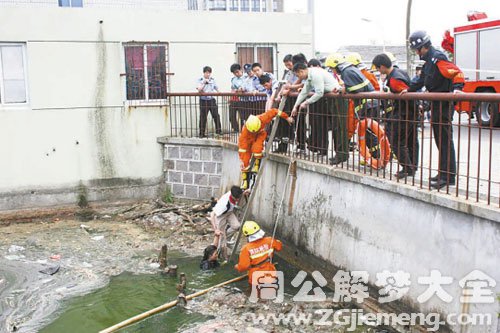 臭水沟里捞垃圾.jpg