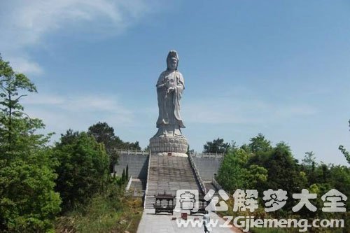 观音石像